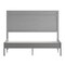 Flash Furniture Gray Queen Wooden Platform Bed with Headboard MG-09003QB-Q-GRYWSH-GG - alternate 2